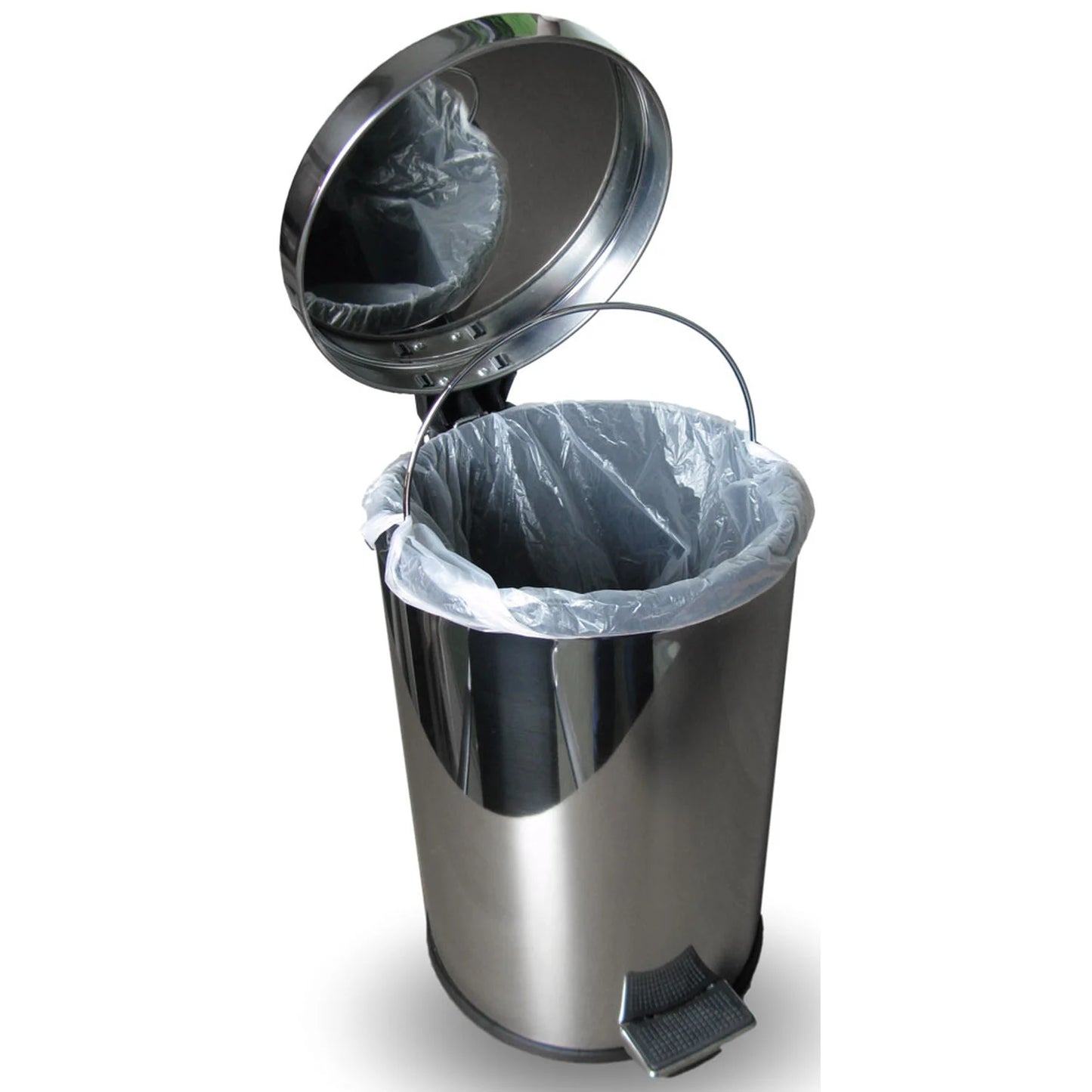 Soclean Pedal Bin Mirrored Stainless Steel 5l