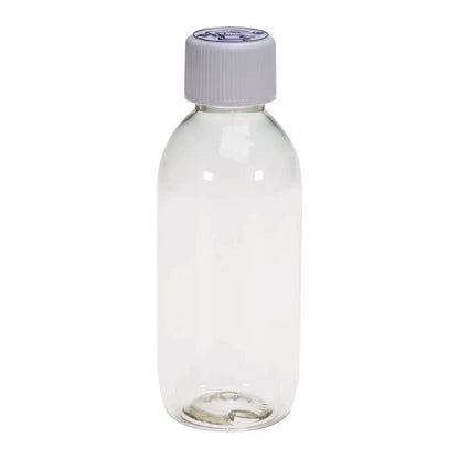 Clear Sensory Bottles With Child Resistant Cap 250ml 12 Pack