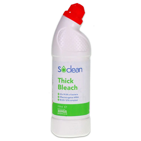 Soclean Thick Bleach 750ml 8 Pack