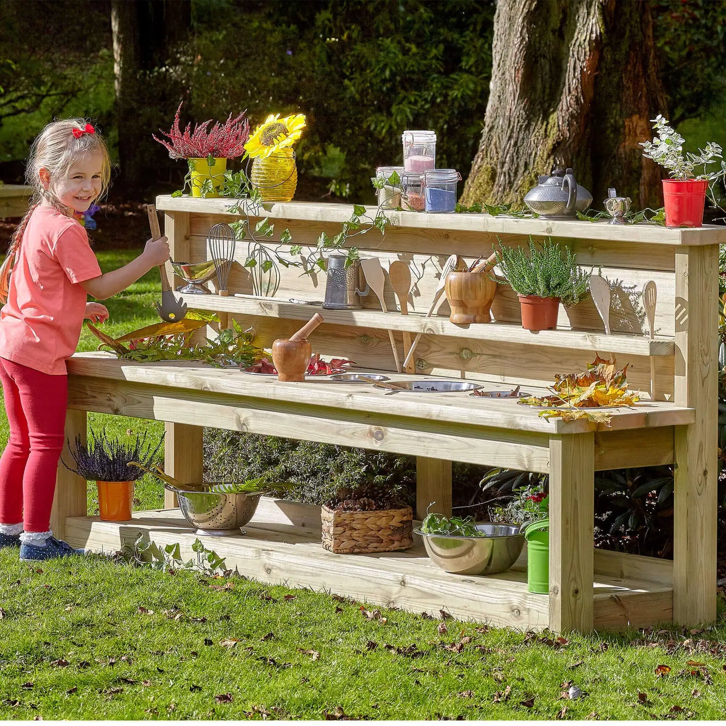 Wooden Potion Bench Large (31307) (DR009)