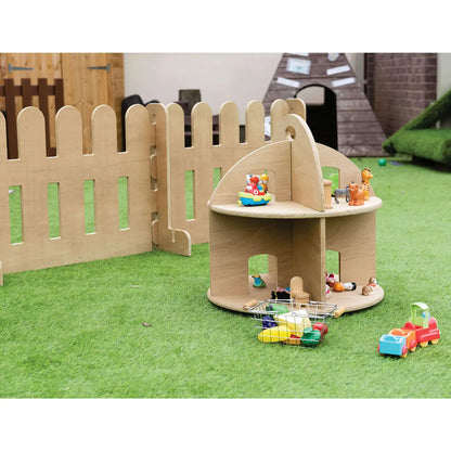 Outdoor Dolls House Natural
