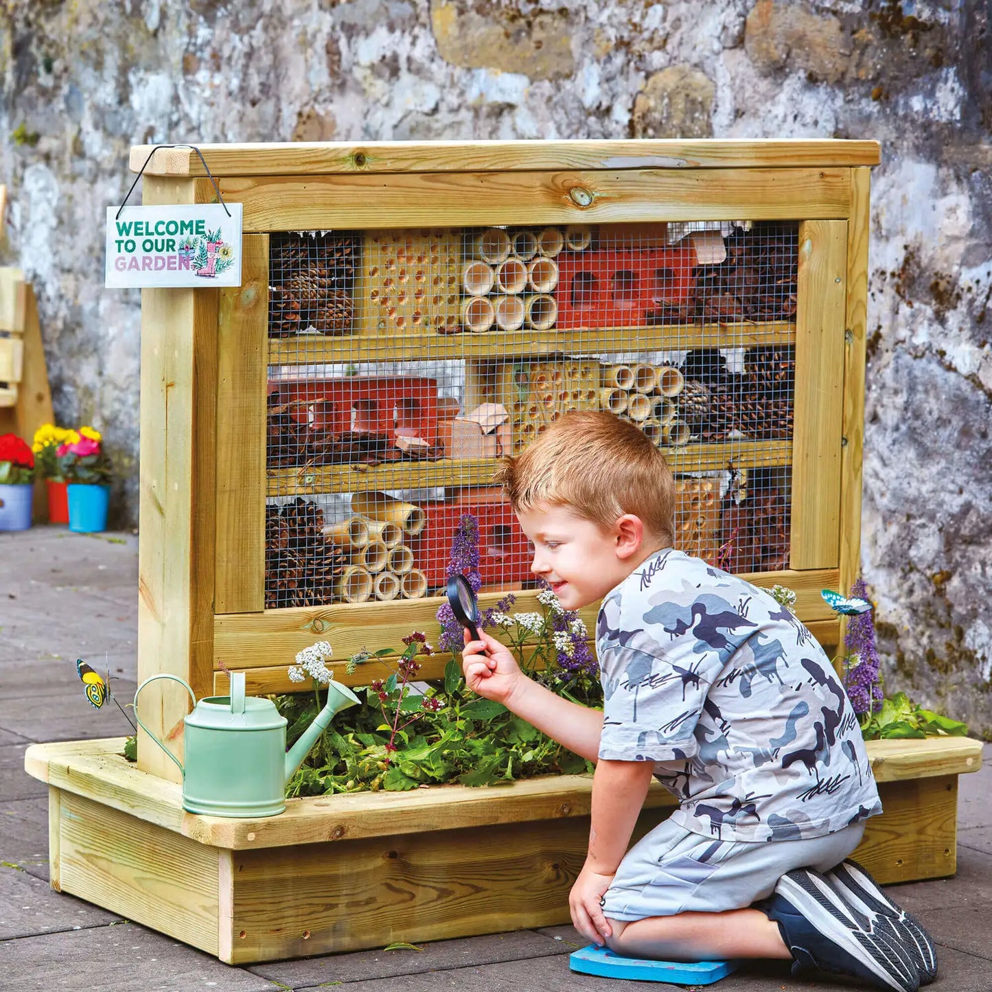 Mini Beast Hotel With Planter (33417) (DR126)