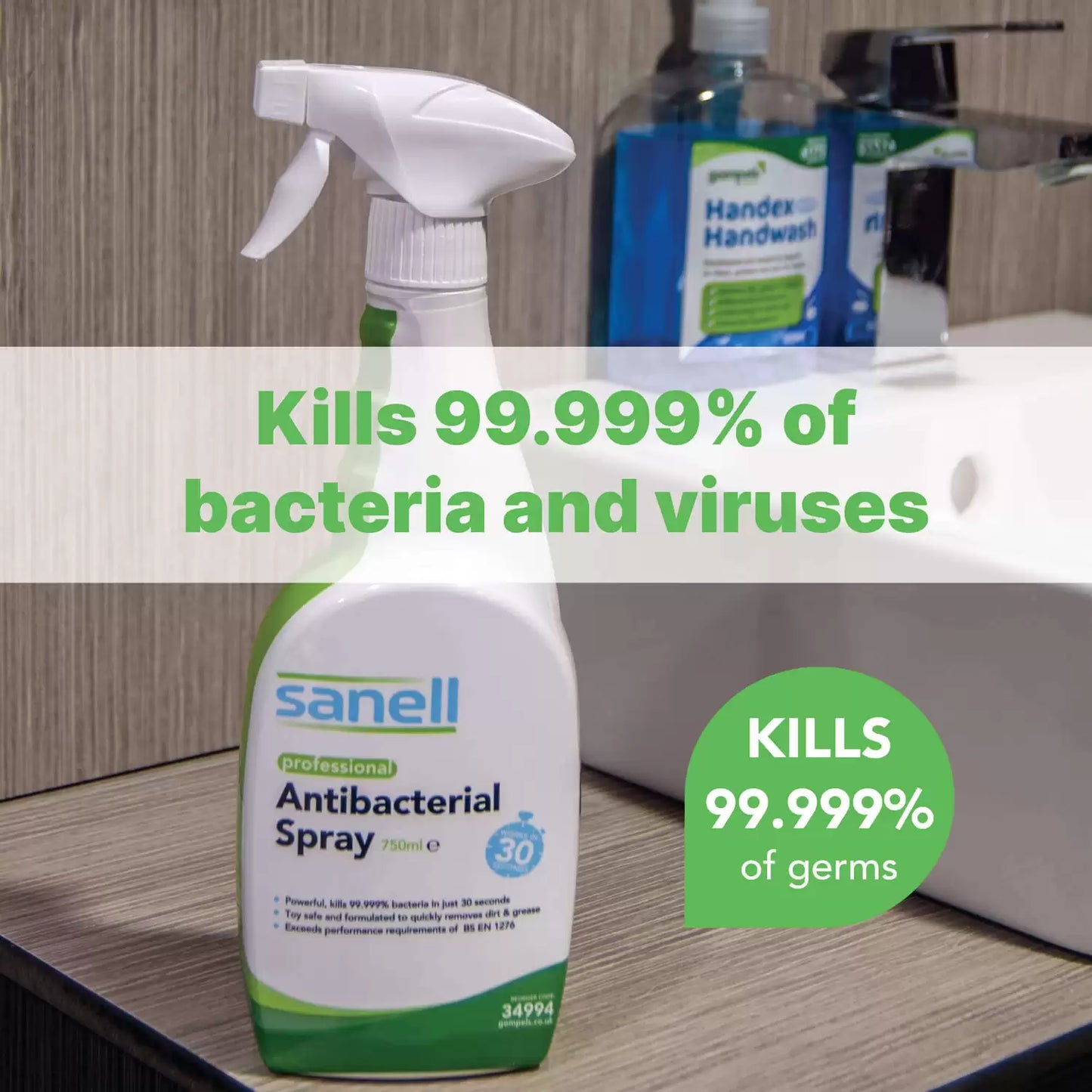 Sanell Antibacterial Spray 750ml 6 Pack