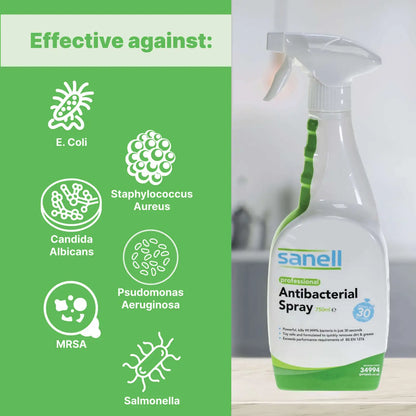 Sanell Antibacterial Spray 750ml 6 Pack