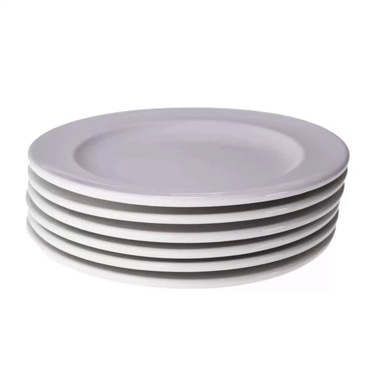 Dinner Plate White 10" / 25.5cm 6 Pack