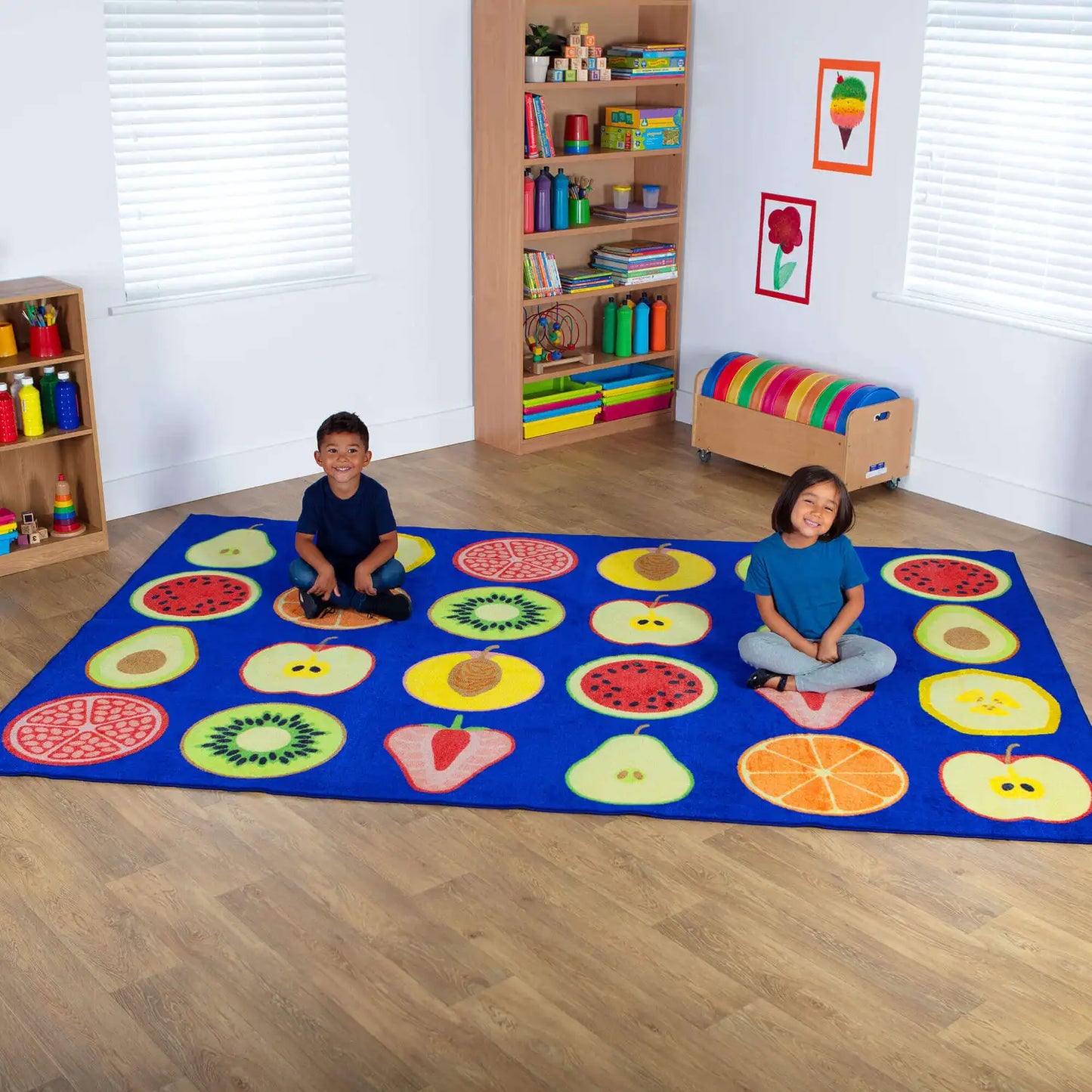 Fruit Placement Rectangular Rug 3mx2m