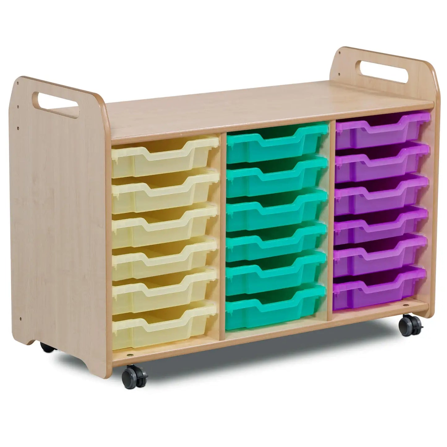 Tray Storage Unit With 18 Shallow Trays (35388) (PT644)