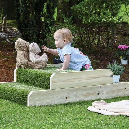 Wooden Outdoor Step and Crawl for Under Age 2 (36192) (DR068)