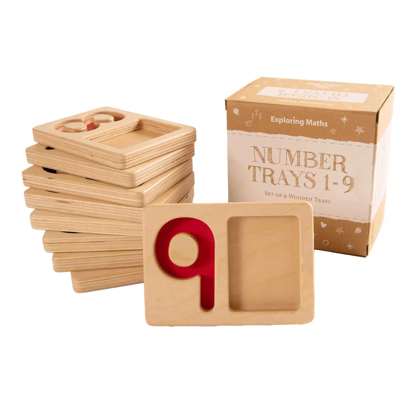Number Trays 1-9