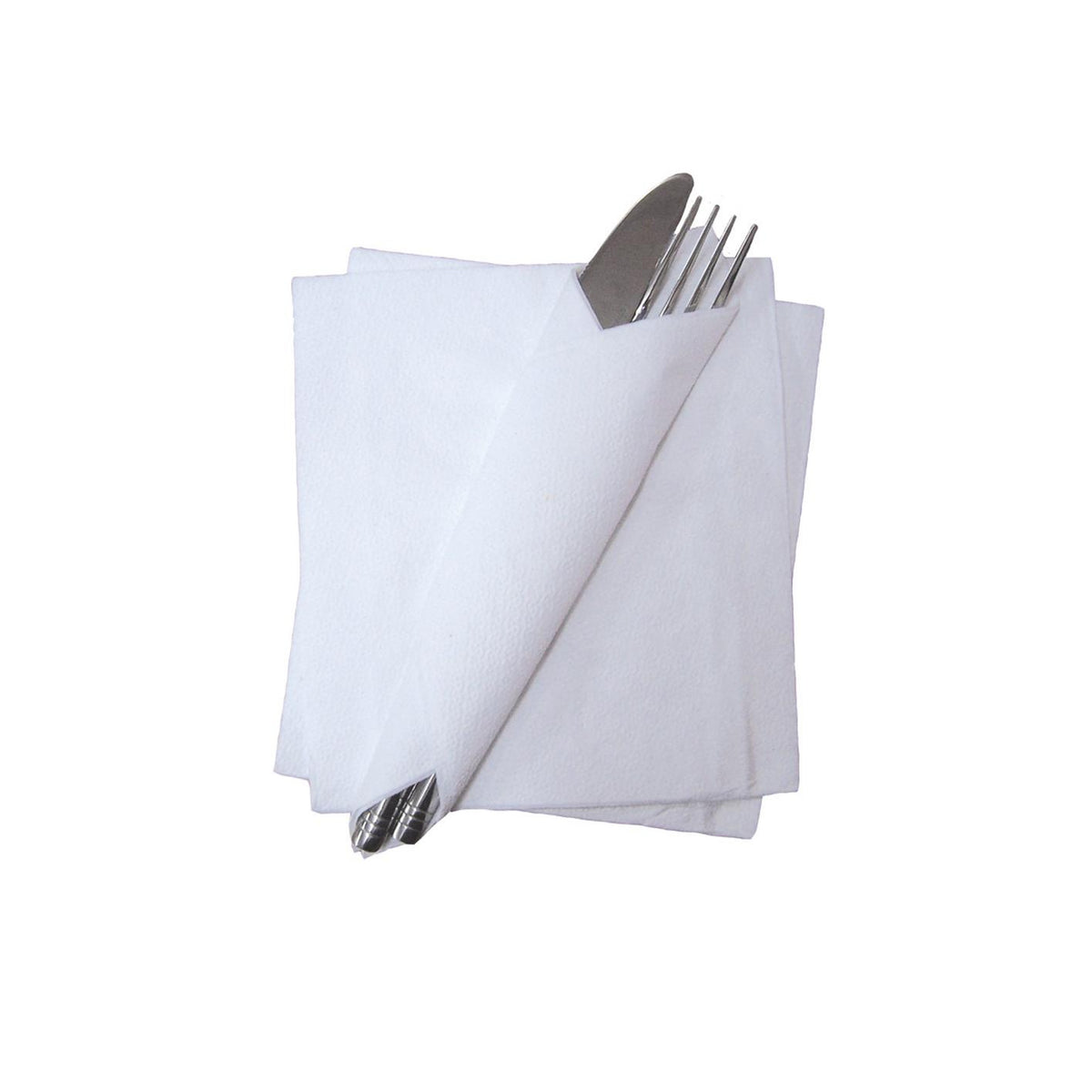 Essentials Paper Napkins 2 Ply White