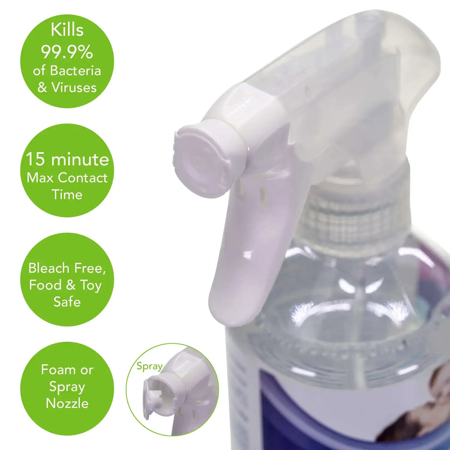 Milton Antibacterial Spray 500ml 6 Pack
