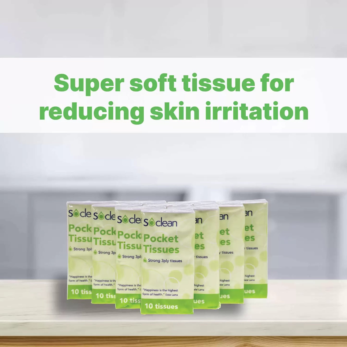 Soclean Pocket Tissue Pack x 10