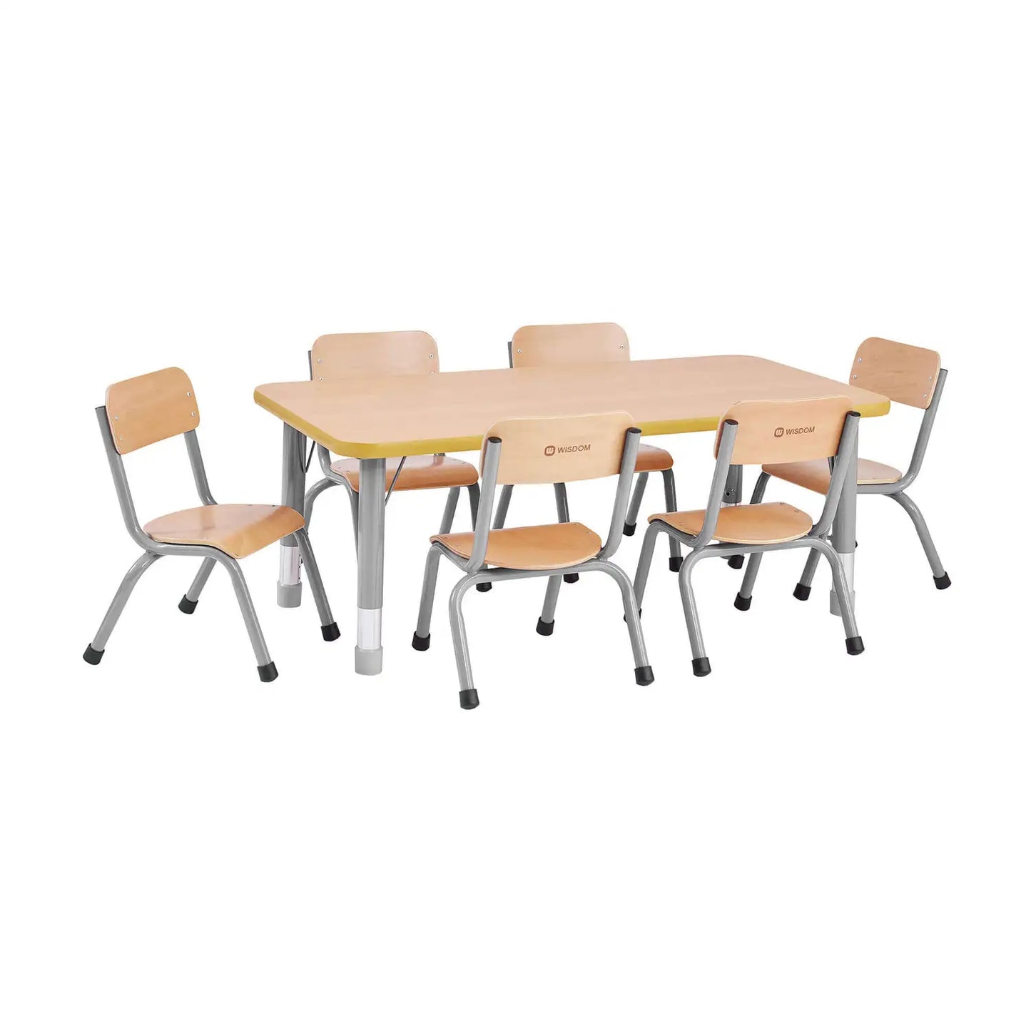Milan Rectangular Table 1200x600mm Grey