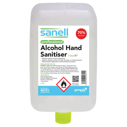 Sanell Alcohol Hand Gel 1000ml Cartridge 3 Pack