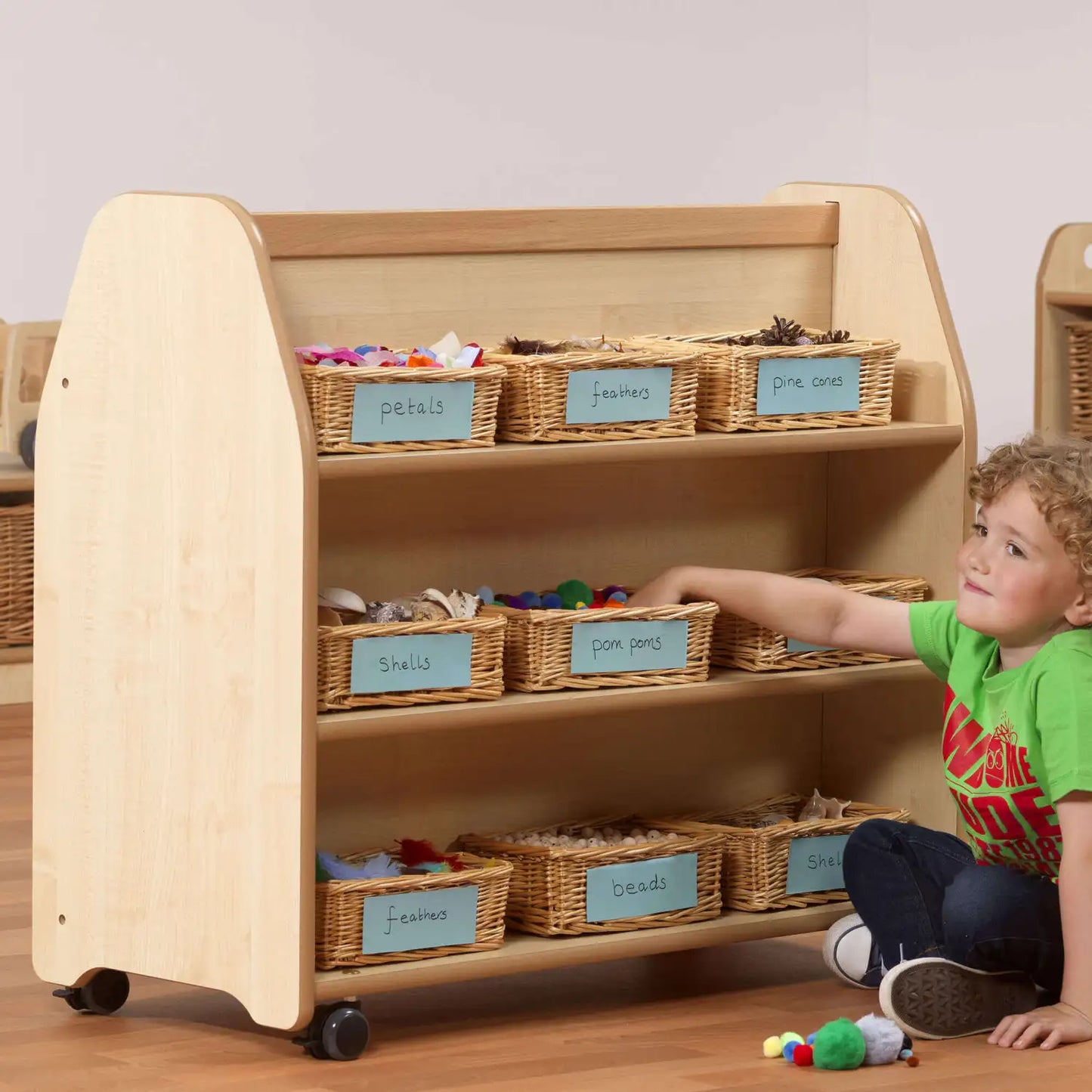 Mobile Double Sided Shelf 800x900mm (47071) (PT617)