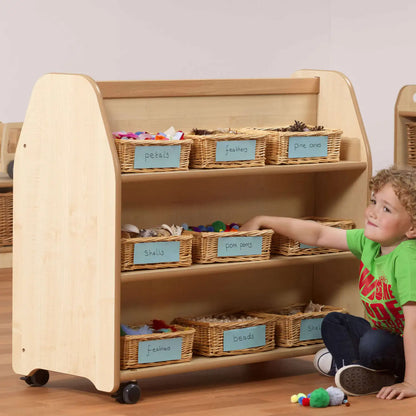 Mobile Double Sided Shelf 800x900mm (47071) (PT617)