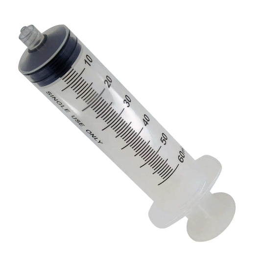 Hypodermic Syringe Luer Lock 60ml 30 Pack