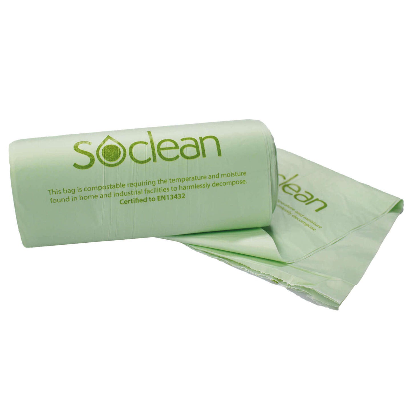 Soclean Compostable Bin Bags 40l Roll 25