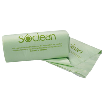Soclean Compostable Bin Bags 40l Roll 25