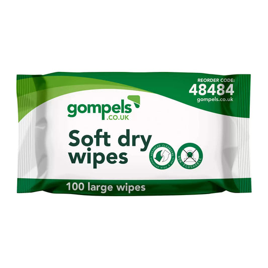Large Dry Wipes 100 Pack