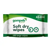 EcoCare Supplies Large Dry Wipes 100 Pack