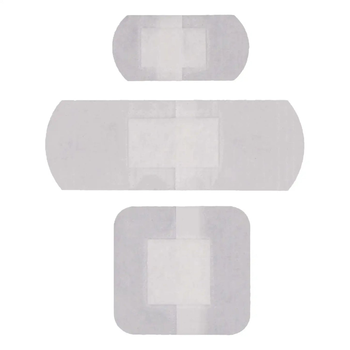 Washproof Plasters Clear Assorted 100 Pack