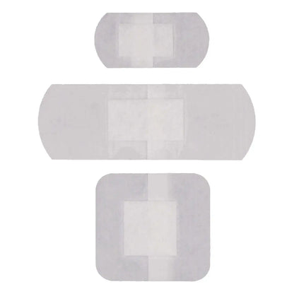 Washproof Plasters Clear Assorted 100 Pack