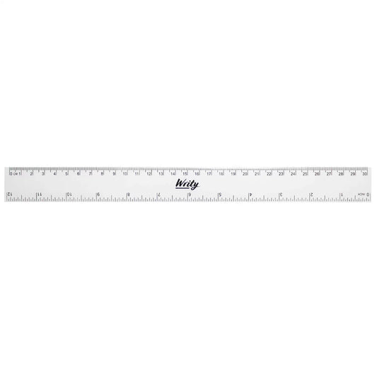 Writy Shatter Resistant Ruler 30cm 24 Pack