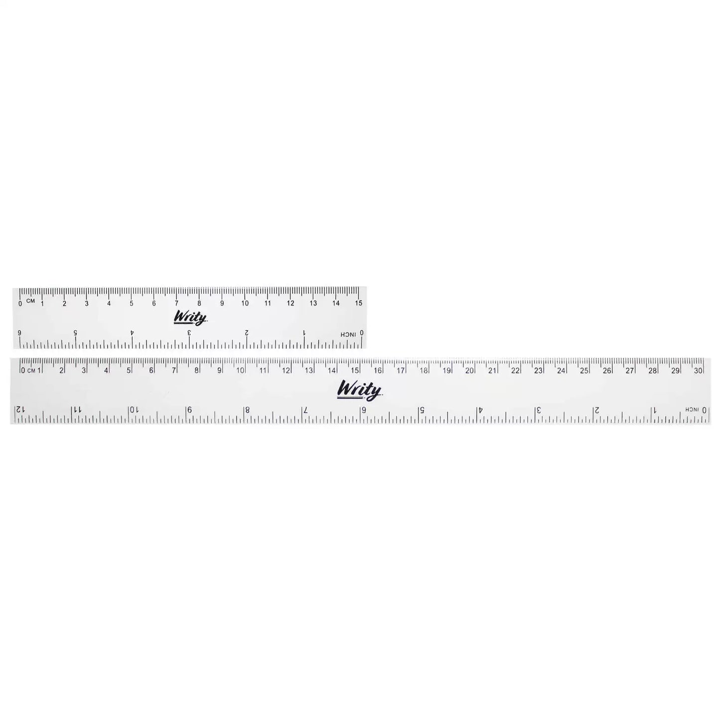 Writy Shatter Resistant Ruler 30cm 24 Pack