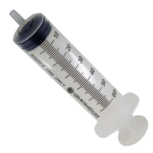Hypodermic Syringe Luer Slip 60ml 30 Pack