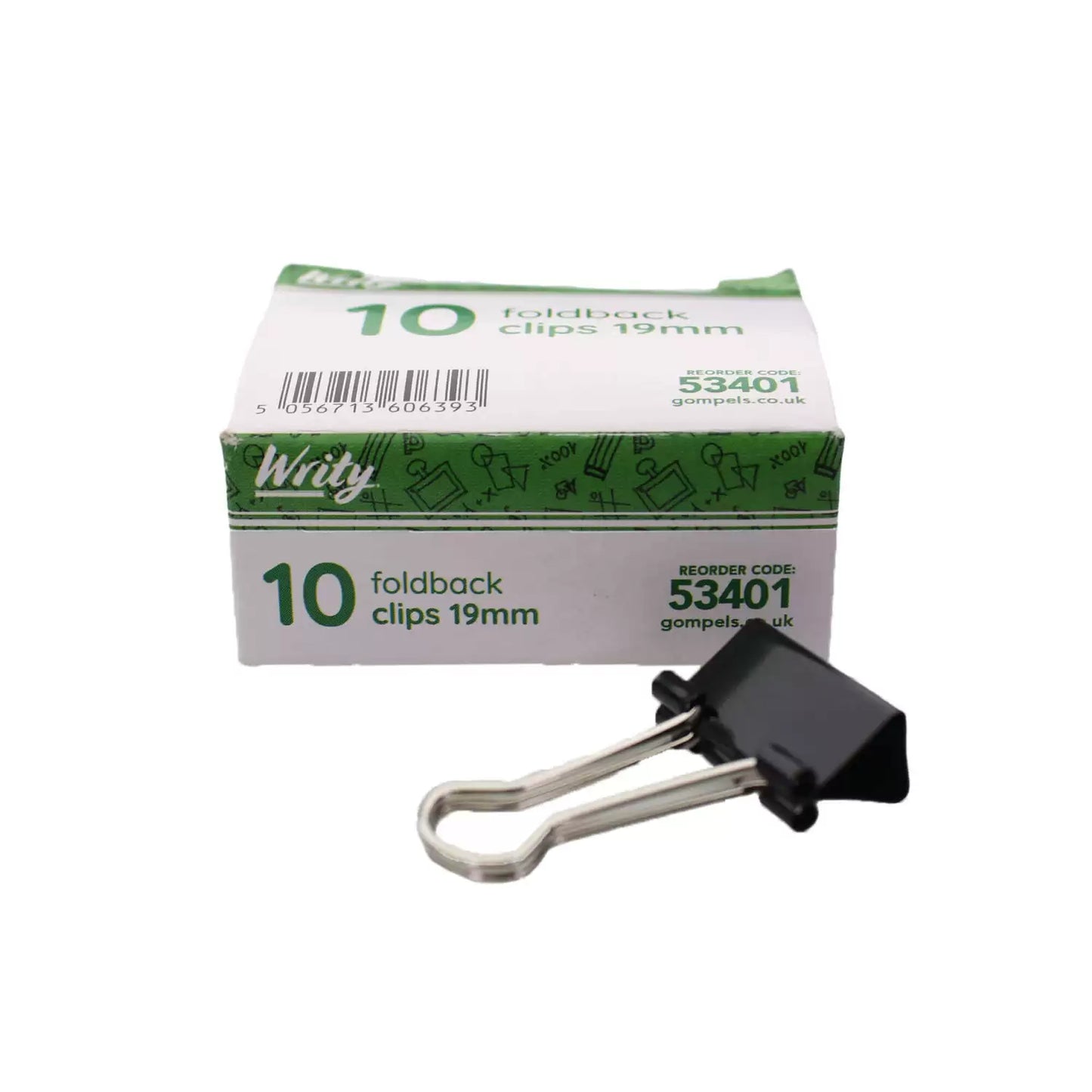 Writy Foldback Clips 10 Pack
