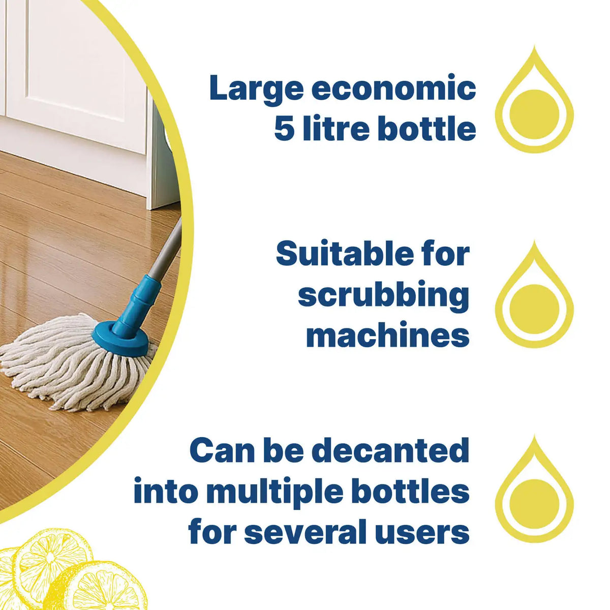 Soclean Lemon Floor Gel 5 Litre 2 Pack