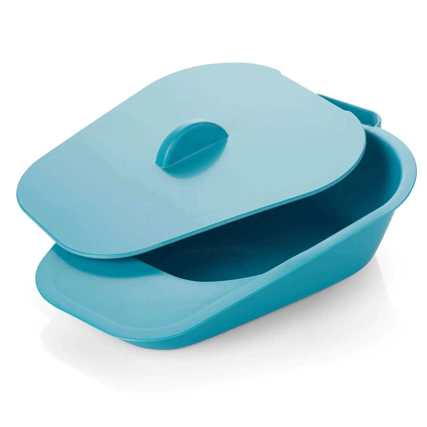 Female Slipper Urinal Pan With Handled Lid (55048) (SPN)