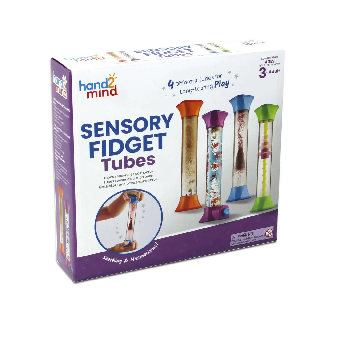 Sensory Fidget Tubes 4 Pack