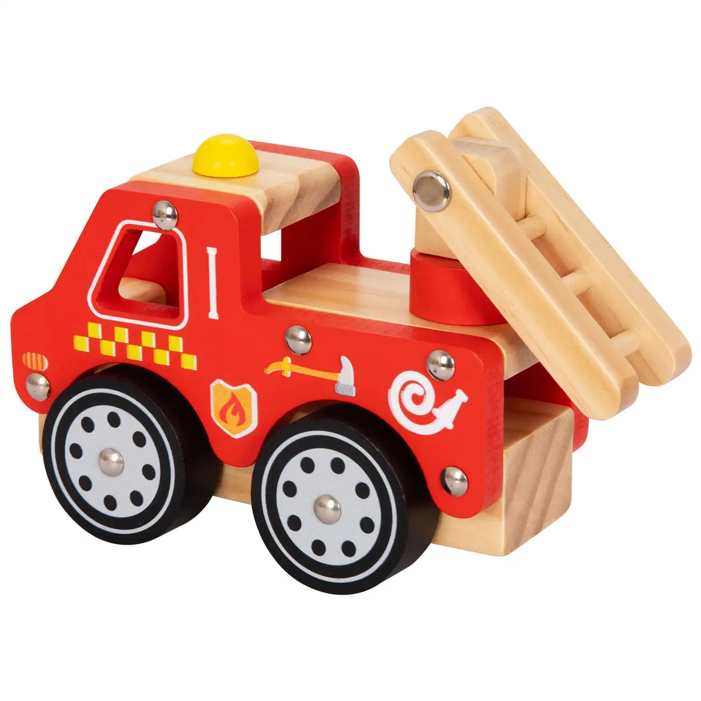 Olly and Oby Wooden Fire Engine