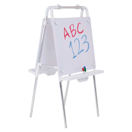 2 Sided Easel With Dry Wipe Boards
