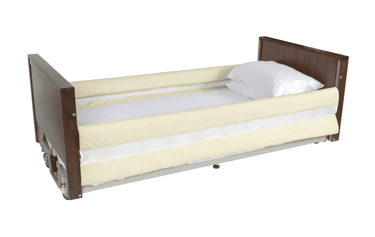 2-Bar Mesh Bed Rail Bumpers - Zip Fasten