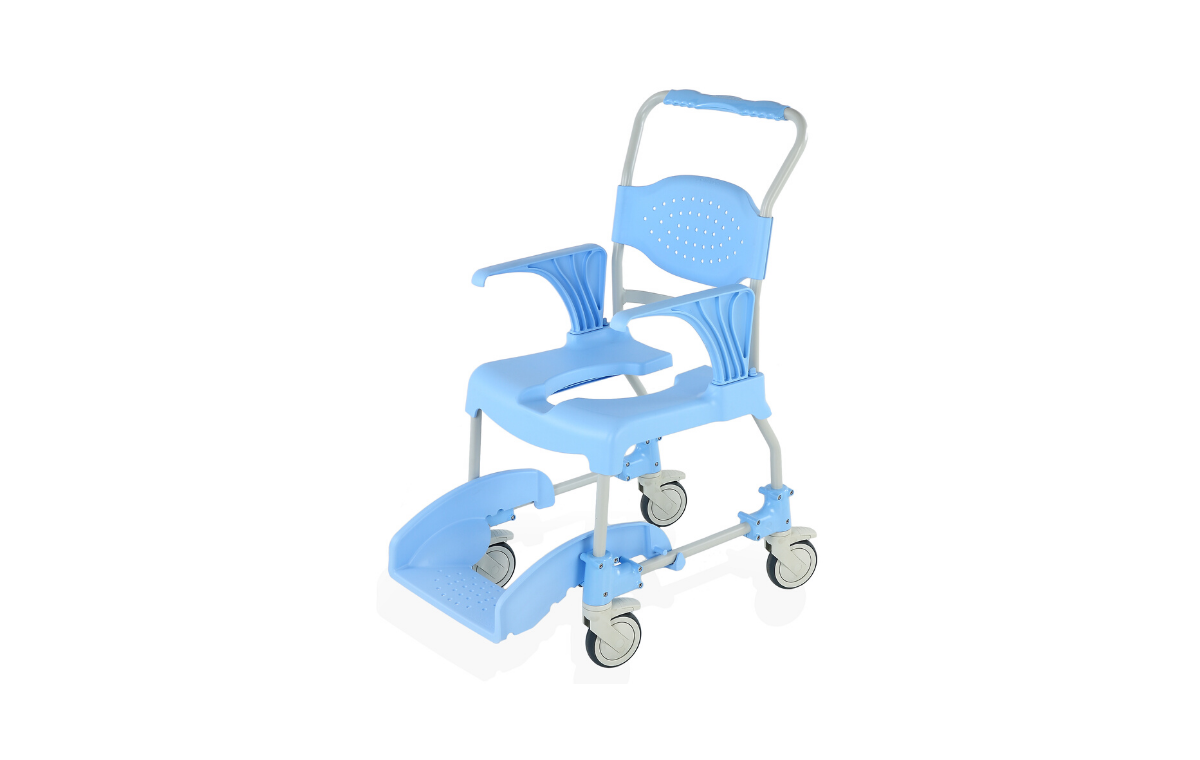 Alerta Aqua Shower Commode Chair 4 Braked Castors
