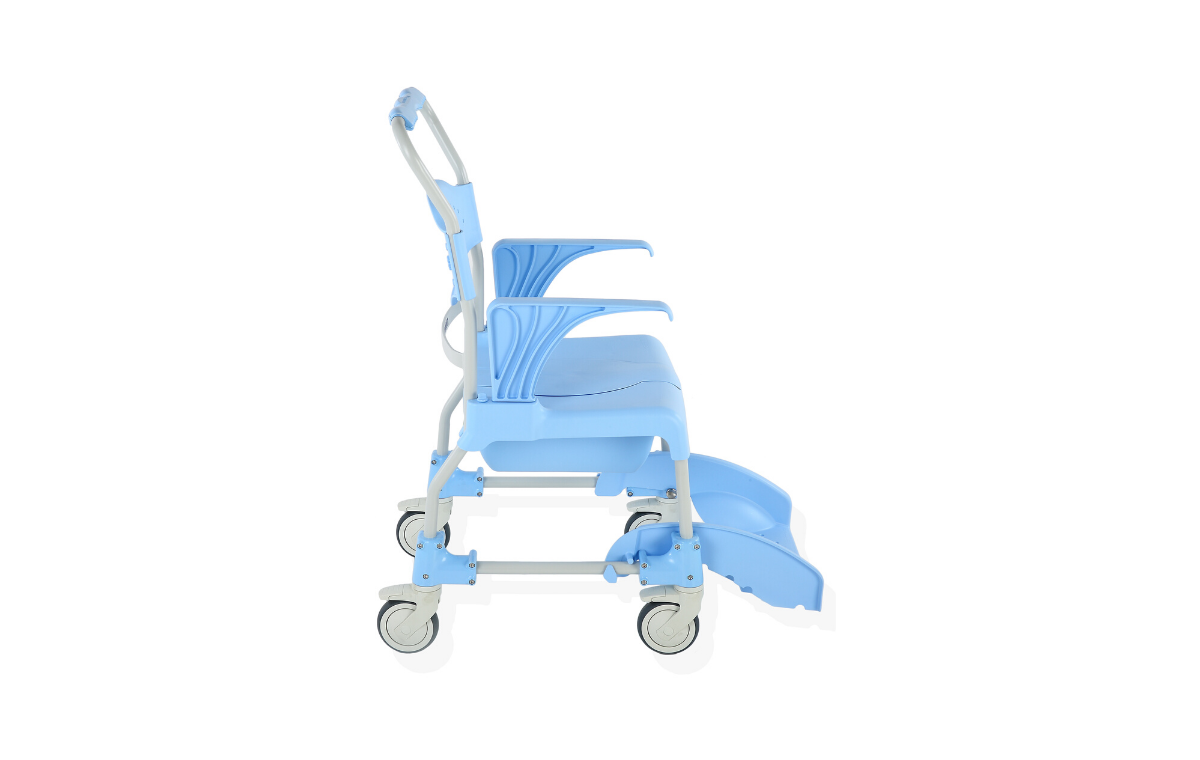 Alerta Aqua Shower Commode Chair 4 Braked Castors