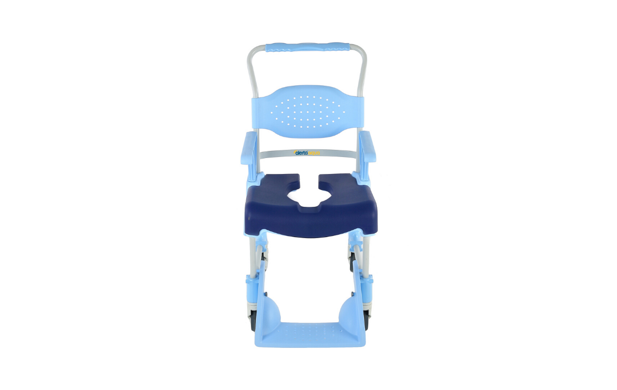 Alerta Aqua Shower Commode Chair 4 Braked Castors