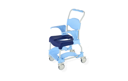 Alerta Aqua Shower Commode Chair 4 Braked Castors