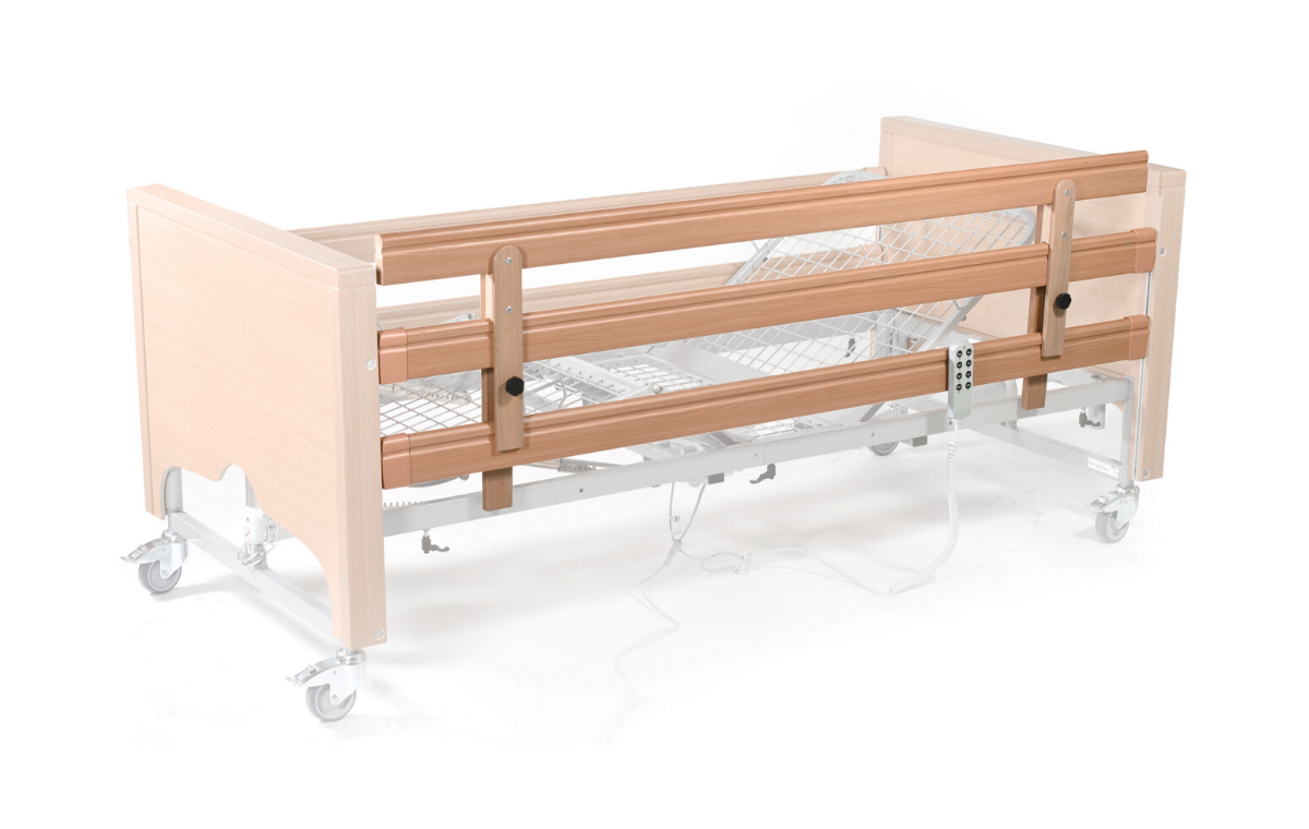 Lomond Extra High Side Rail, Full Bed Length, Oak
