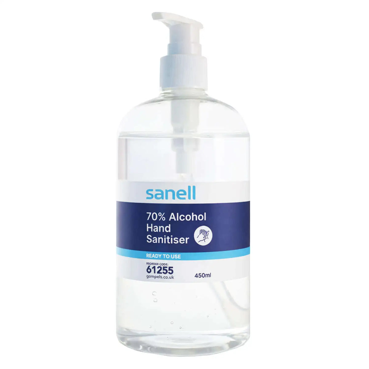 Sanell Alcohol Hand Sanitiser 450ml 6 Pack