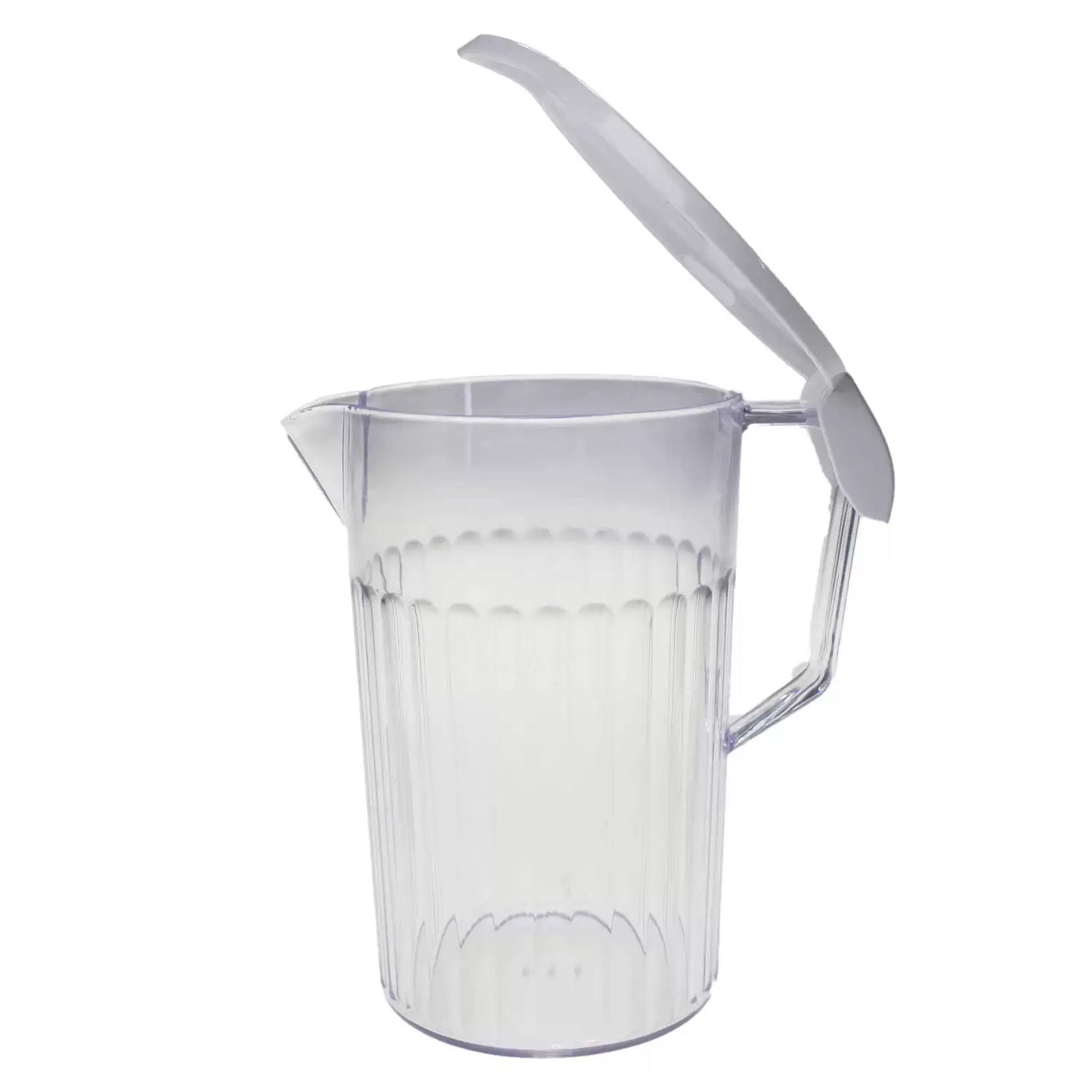 Swixz Polycarbonate Clear Jug With White Lid 1 Litre