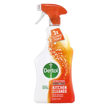 Dettol Kitchen Cleaner Spray 1 Litre 6 Pack