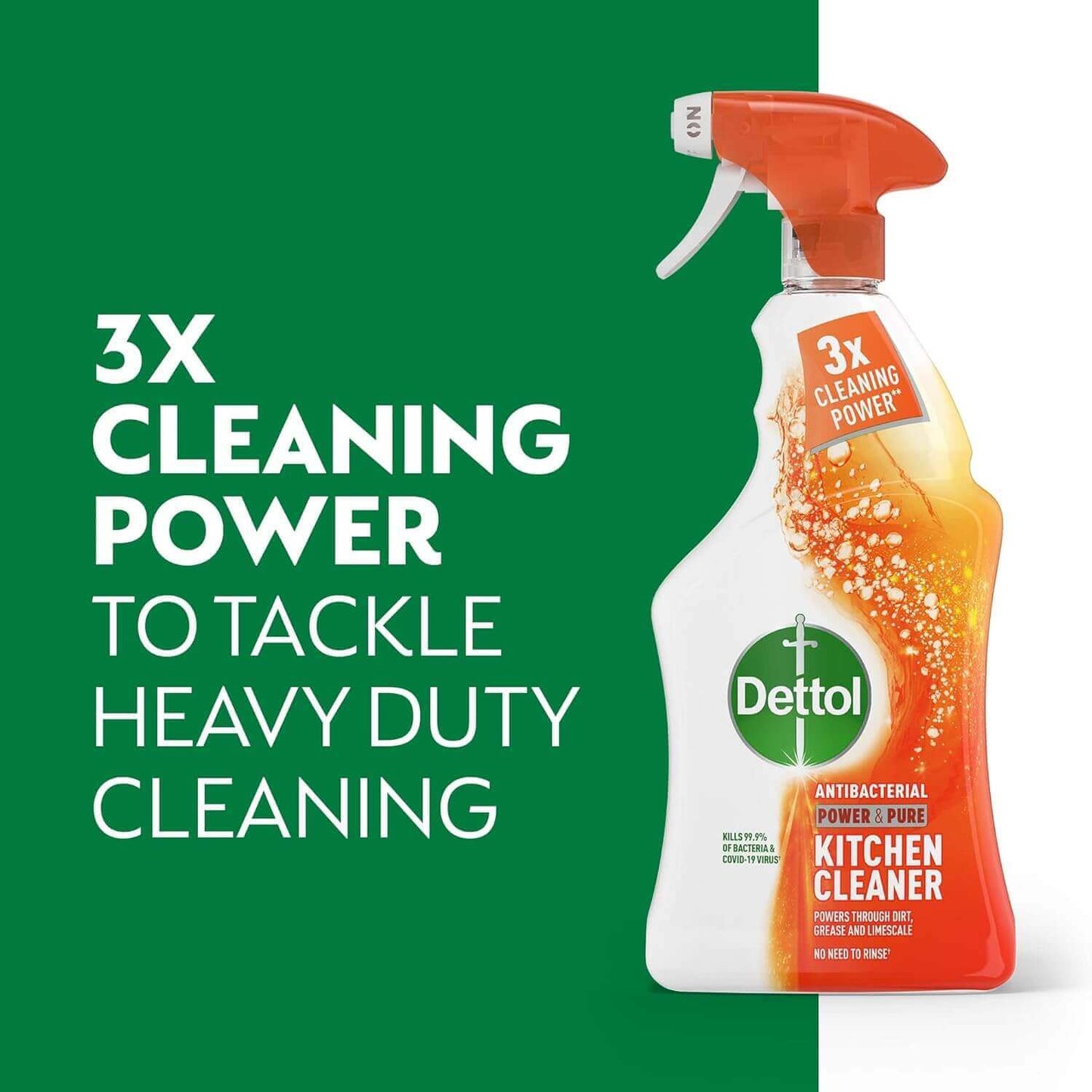 Dettol Kitchen Cleaner Spray 1 Litre 6 Pack