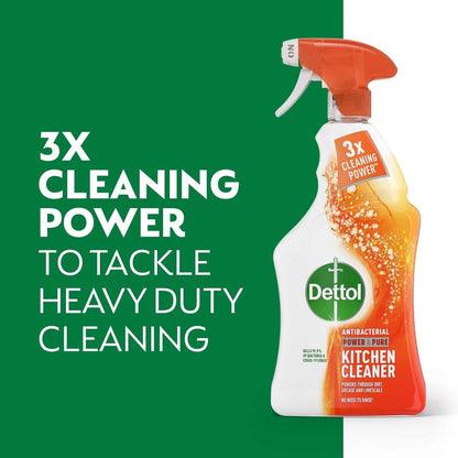 Dettol Kitchen Cleaner Spray 1 Litre 6 Pack
