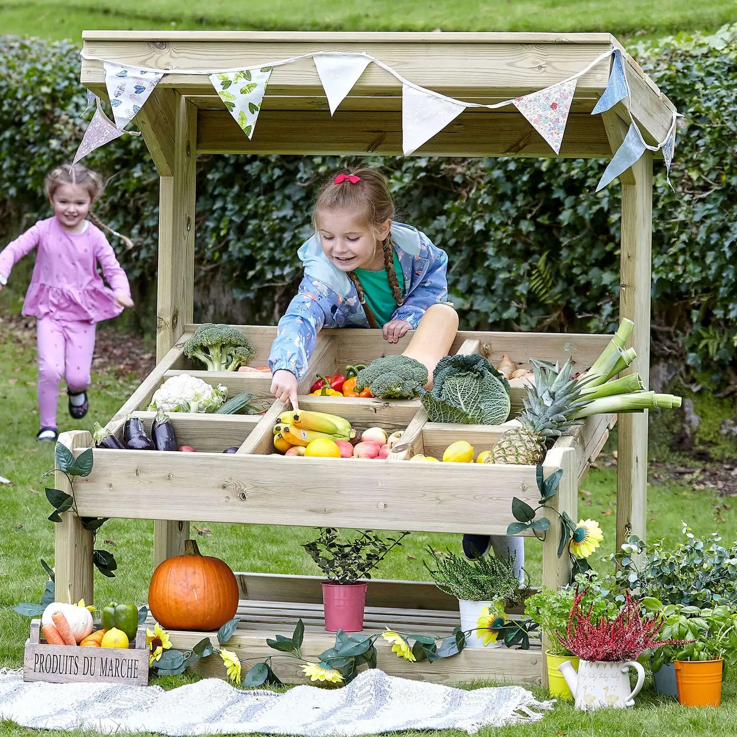 Wooden Market Stall (62772) (DR041)