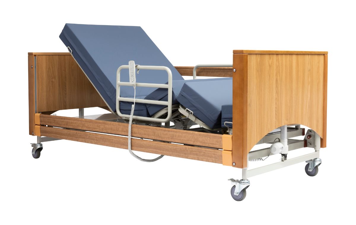 Alerta Lomond Rotate-Stand-Up Hi-Lo 4 Section Profiling Bed inc Memory Foam mattress