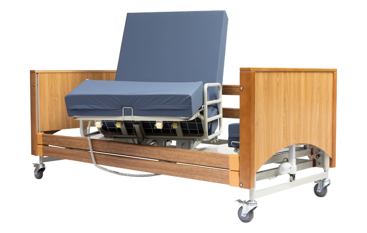 Alerta Lomond Rotate-Stand-Up Hi-Lo 4 Section Profiling Bed inc Memory Foam mattress